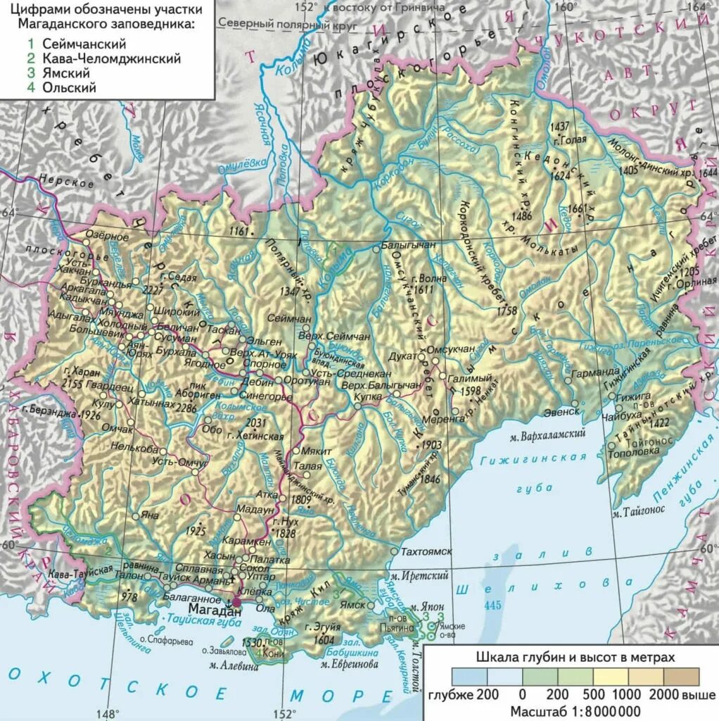 Магадан на карте какой город. Магадан. Магаданская область карта с поселками. Магадан на карте. Карта магаданской области подробная.
