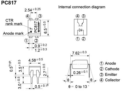 Оптопара pc817
