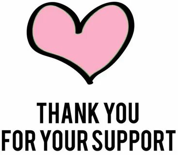 Thank you for your support перевод