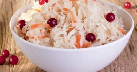 Капуста маринованная быстрого приготовления с клюквой