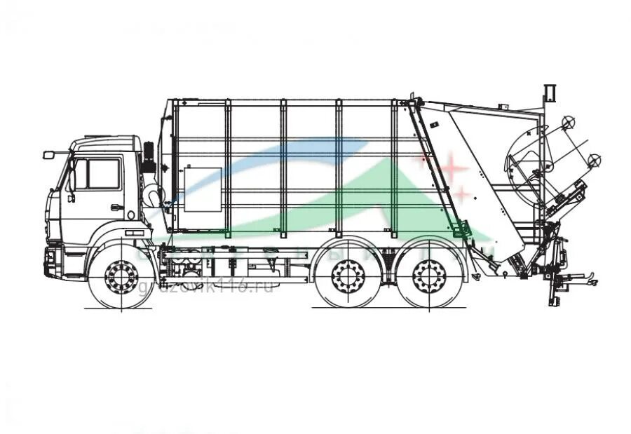 Мусоровоз ко-415 чертеж. КАМАЗ ко 415 мусоровоз чертежи. Габариты КАМАЗ мусоровоз с боковой загрузкой. КАМАЗ 65115 мусоровоз габариты. Номер мусоровоза