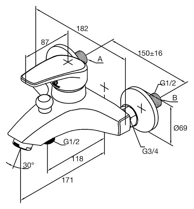 смеситель varion variofin лазер для ванны/раковины s-образный излив 300мм. какое расстояние смесителя для ванной. 382000000 смеситель. высота смесителя для ванны. схема установки смесителя в ванной.