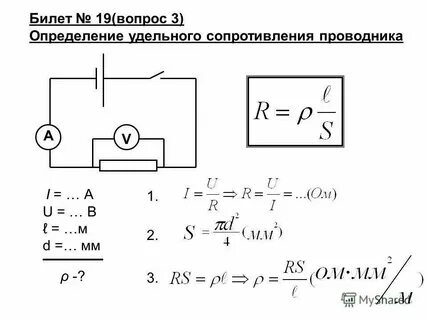 Определить сопротивление при частотах