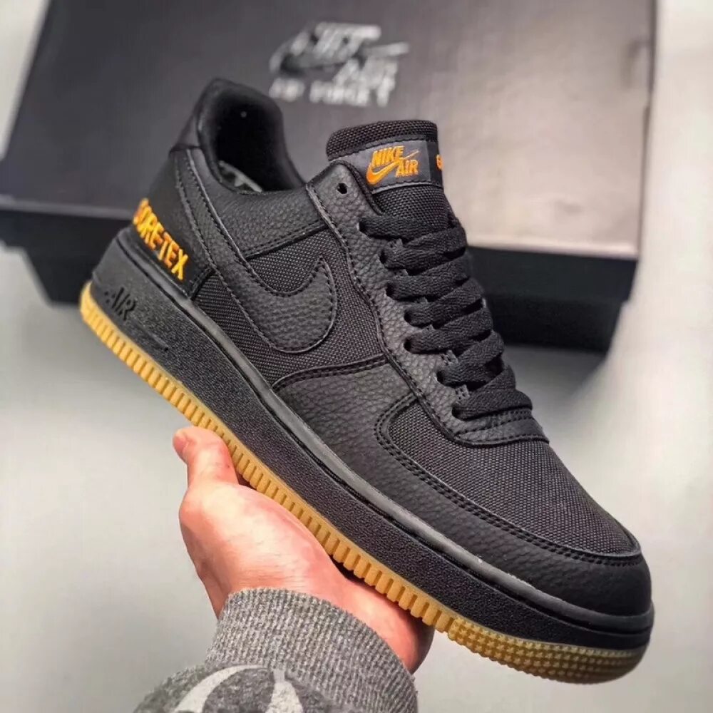 Nike Air Force 1 Gore-Tex Black. Nike Air Force 1 Low Gore-Tex Black. Nike Air Force Gore Tex. Nike Air Force 1 Low Gore-Tex.