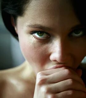 девушки, Девушка, взгляд, модель, Виктория, Взгляд, женщины, Красивые, бело...