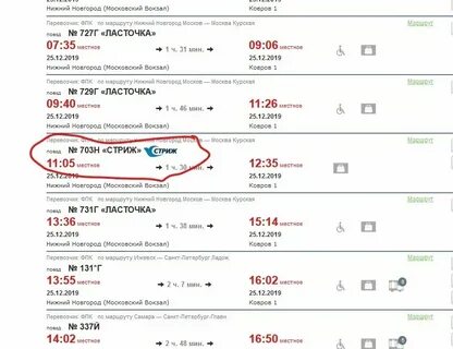 Расписание поезда тверь нижний новгород