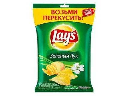 Чипсы lays зеленый лук