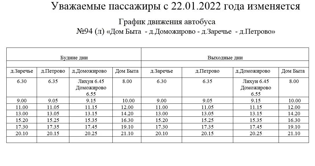 Расписание 25 автобуса шопино