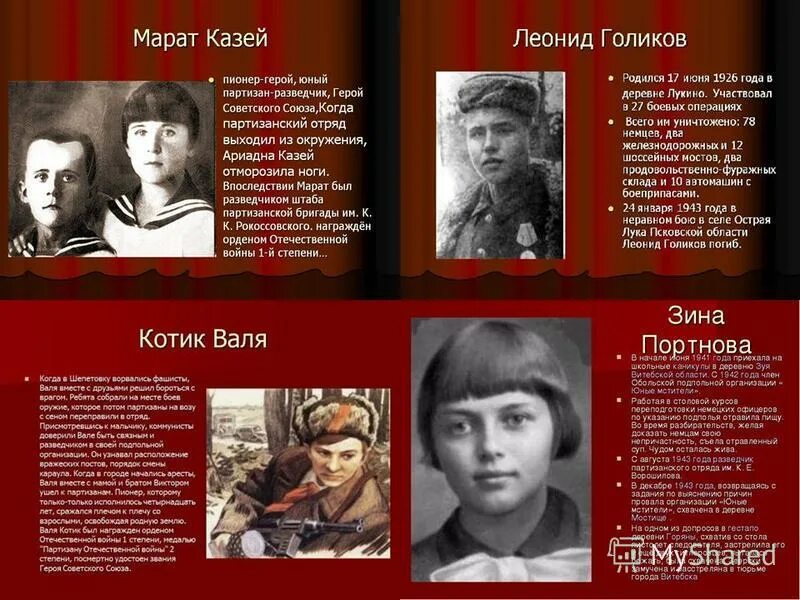 Проект на тему герои партизаны 5 класс. Проект на тему герои партизаны 5 класс