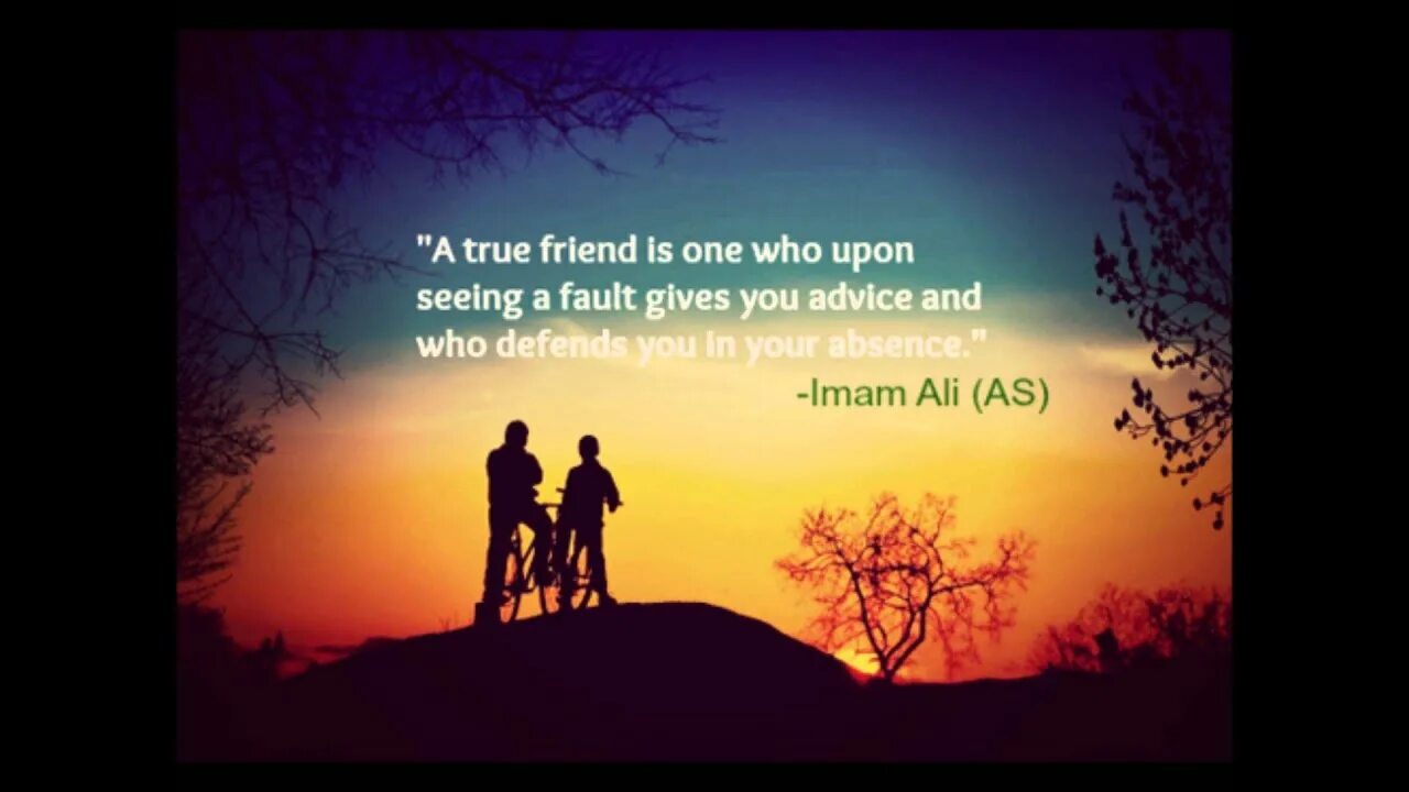 Who is a true friend. Imam ali(as) quotes. a true true friend. who is it imam ali.
