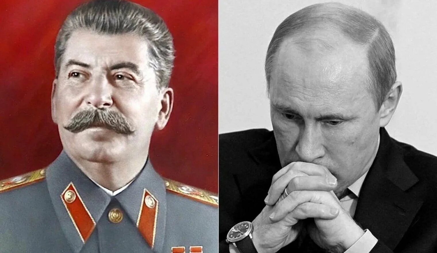 ПУ И И Сталин. Портрет Сталина и Путина. Глава правительства после сталина