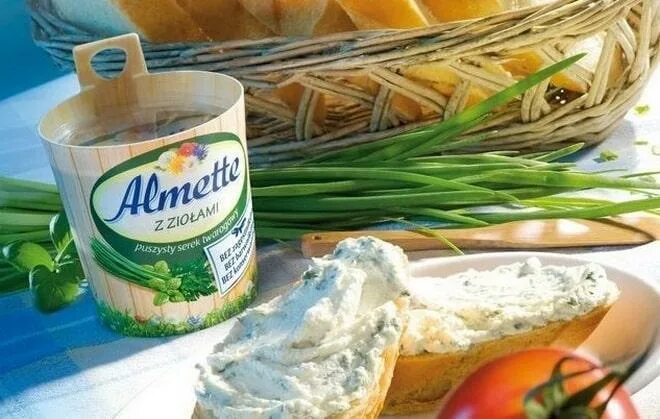 Сыр творожный сливочный 60% Almette 150 гр купить в Волгограде