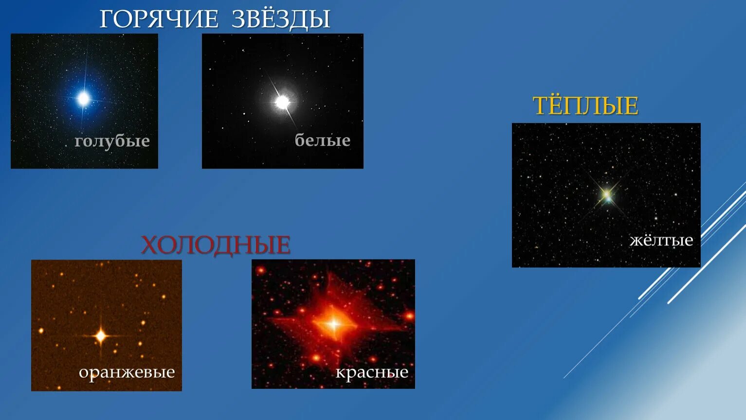 Какие звезды вам известны