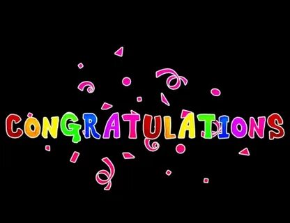 Many congratulations