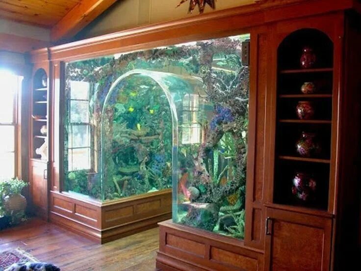 Аквариум внутри фото 17 Remarkable Aquarium Designs To Enhance & Beautify Your Interior Aquarium desi