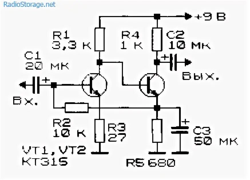 Предварительный унч. Схема предварительного усилителя на кт315. Микрофонный усилитель на транзисторах кт315. Усилитель низкой частоты на транзисторах кт315. Схема простого микрофонного усилителя на транзисторах.