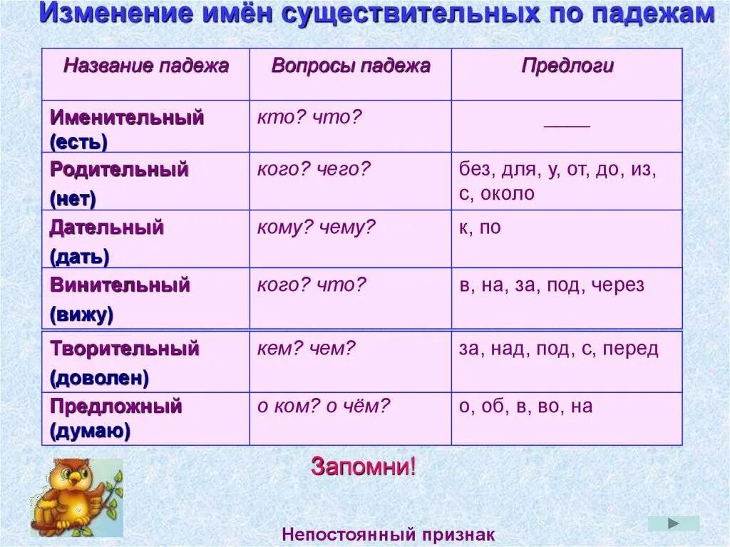 Изменение имён существительных по падежам. Что такое изминение имён существительных по падежам. Род число падеж существительных. Склонение изменение по падежам имен существительных. Ворону какой падеж