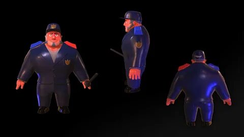 Giant policeman
