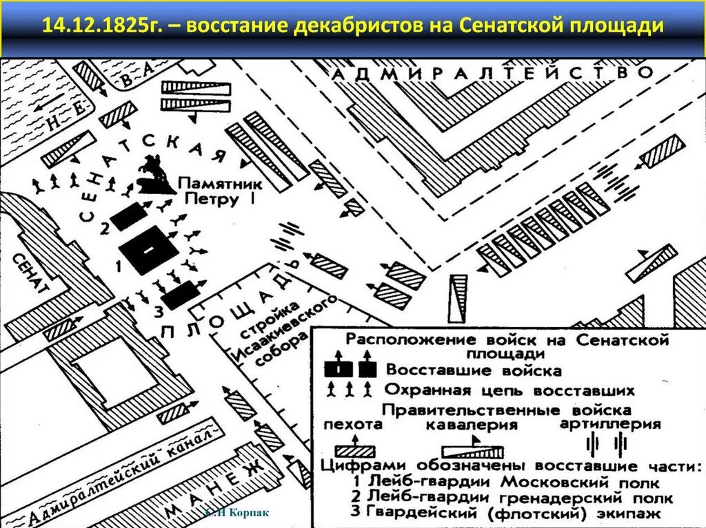 Восстание декабристов на сенатской площади сколько погибло. Карта Восстания Декабристов на Сенатской площади. Карта восстание Декабристов 14 декабря 1825 года. Восстание Декабристов карта ЕГЭ. Восстание Декабристов 14 декабря 1825 план.