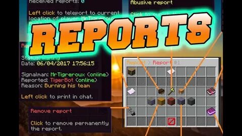 Minecraft report