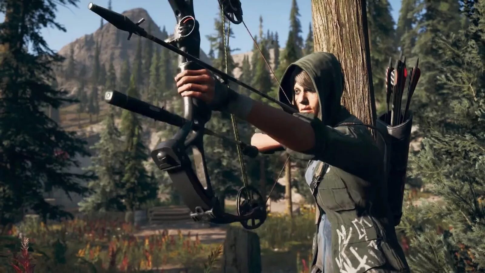 Did i take it too far now. Far cry 5 джесс. джесс блэк far cry 5. фар край 5 лук. фар край 5 композитный лук.