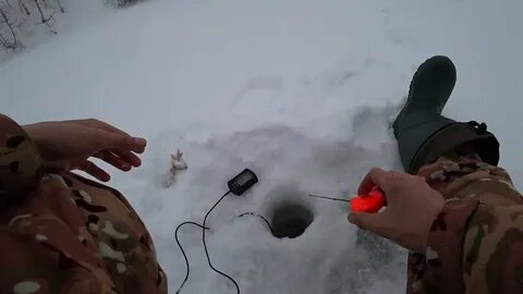 Видео зима ловля