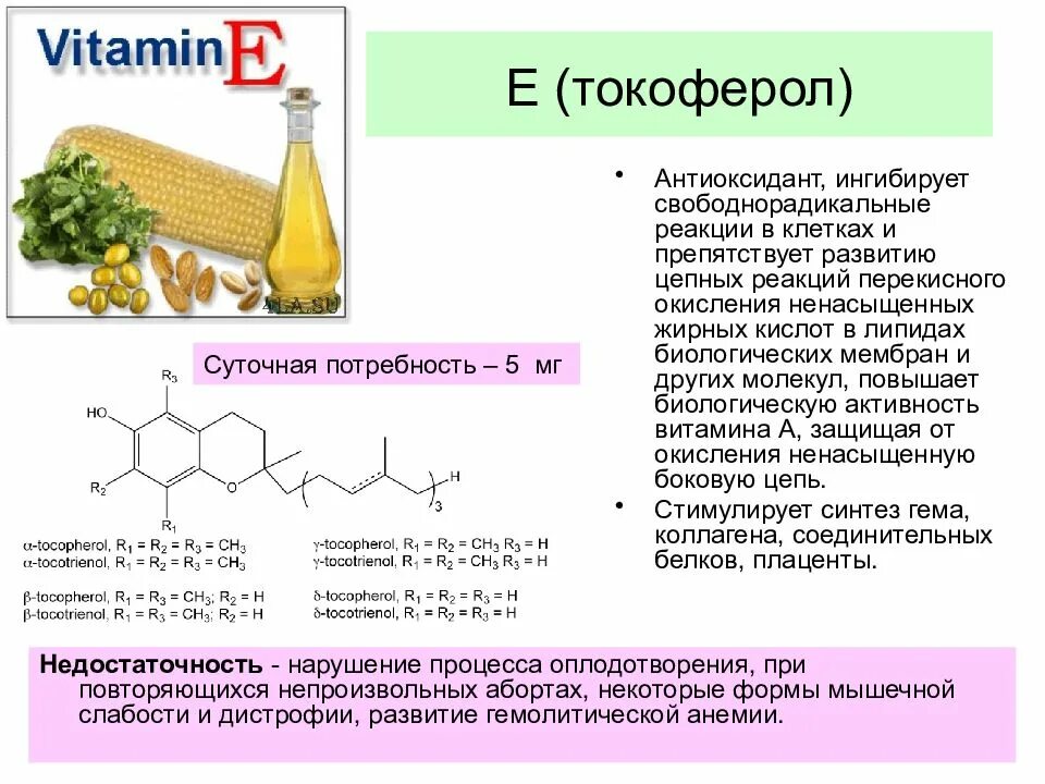Тип витамина е