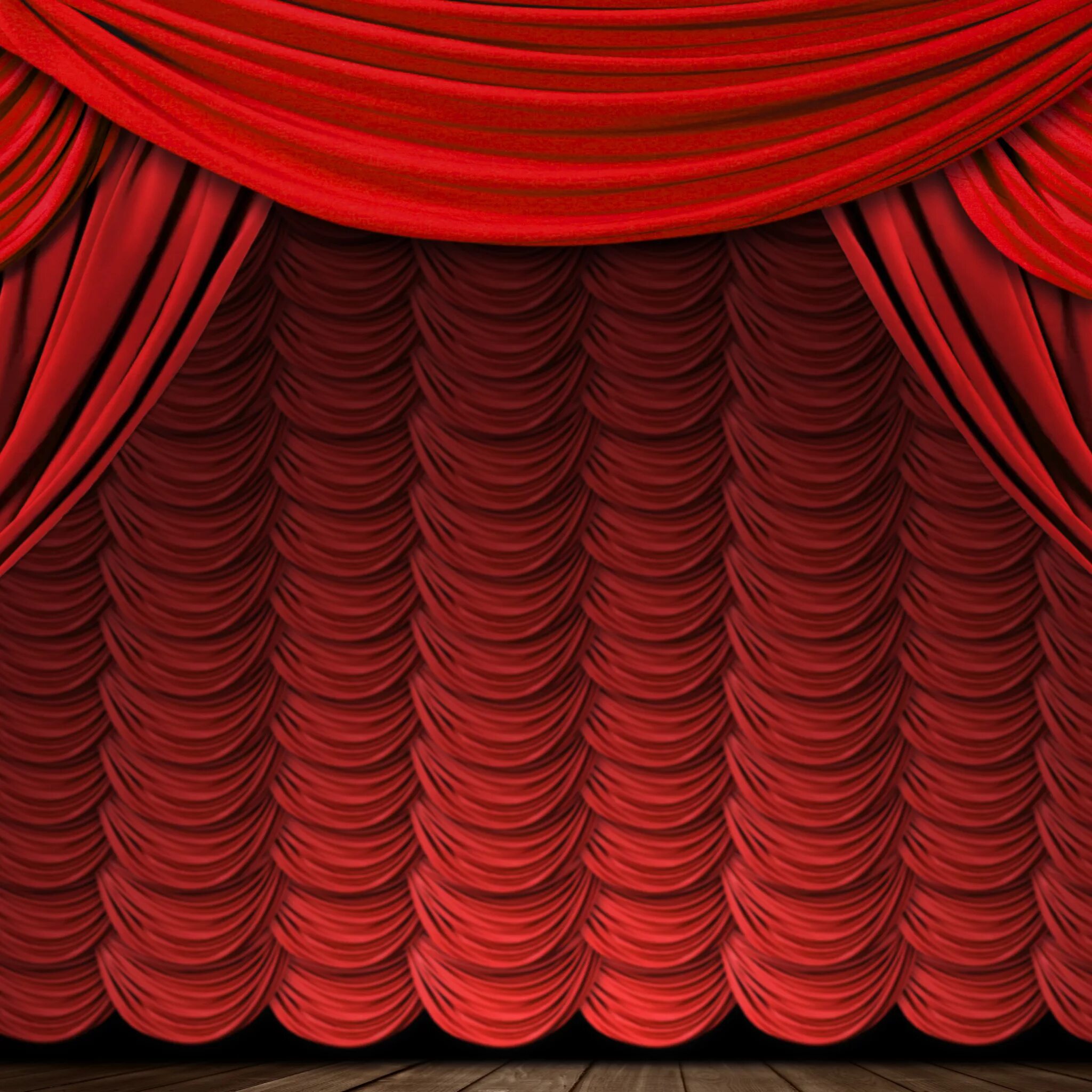 Театральный занавес. Красные шторы. Сцена театра. Занавес в театре.