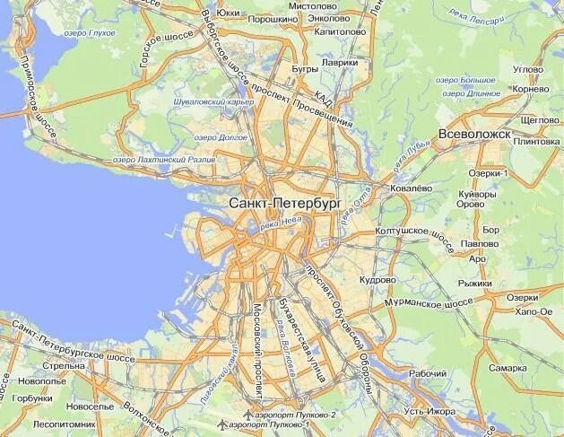 Что означает 52 санкт петербург. Карта СПБ. Санкт-Петербург карта города. Современная карта Санкт-Петербурга. Расположение Санкт-Петербурга.