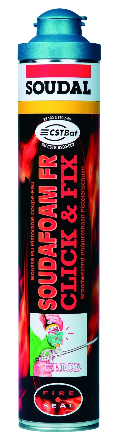 Soudal огнестойкая (750мл) соудафоам 1к gun fr /132780/. Проф. Пена монтажная проф. Огнестойкая пистолетная пена soudal соудафоам фр 132780. Пена монтажная "soudal" ручная 45л (750 мл ).