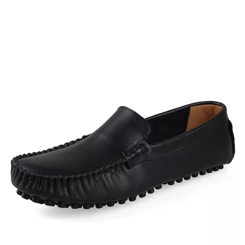 Men Casual Shoes Luxury brand 2022 Leather Mens Loafers Moccasins Breathable Slip on Black Driving Shoes Plus Size 37-46. Leather Shoes обувь мокасины мужская. Мокасины мужские кожаные. Мокасины мужские кожаные осенние. Плоская подошва мужская