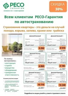 Акции страхование