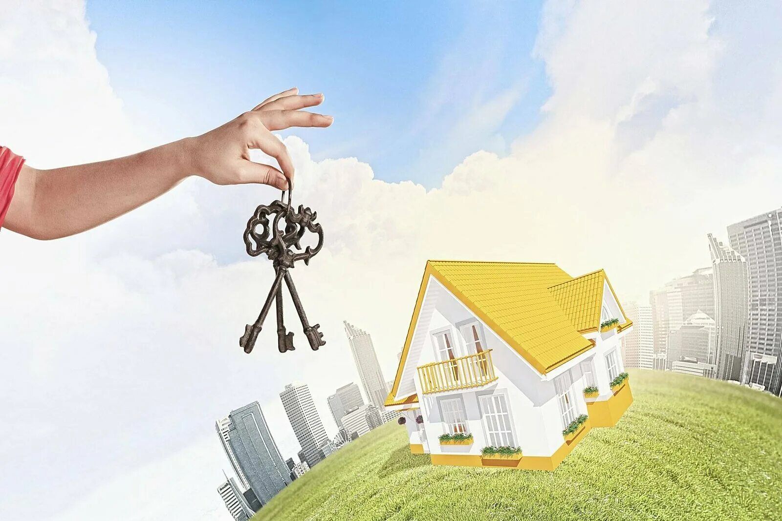 Земельный участок иллюстрация. Дом в руках. Оценщики земельных участков. Частный сервитут. Земельно-имущественные отношения.