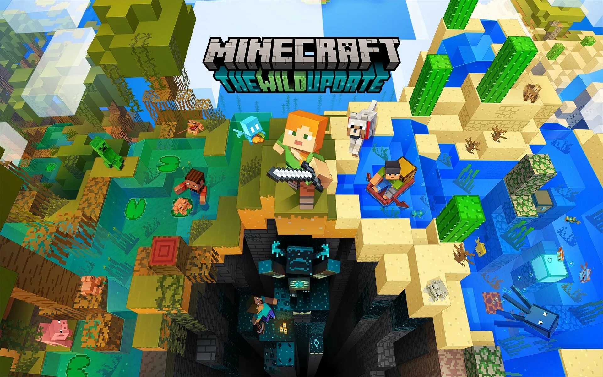June update. Minecraft 1.19 дикое обновление. варден майнкрафт 1.19. the wild update майнкрафт. обои майнкрафт.