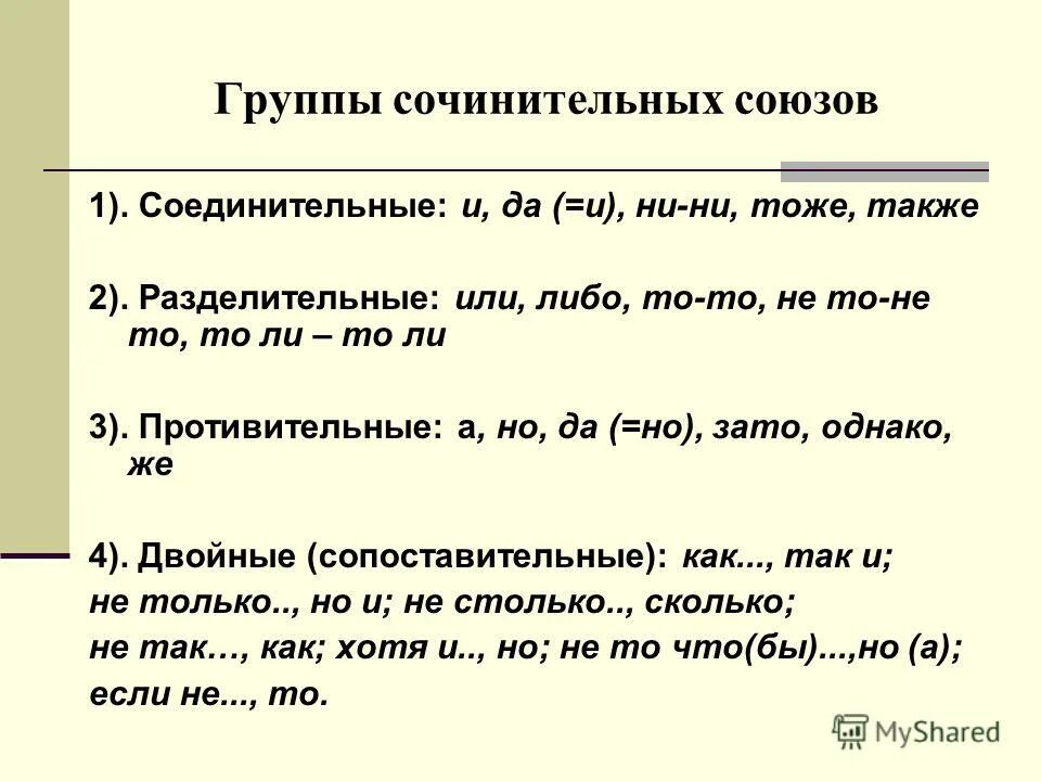 сочинительные союзы таблица с примерами. группы сочинительных союзов таблица. подчинительные союзы в русском языке таблица. группы союзов. соединительные противительные и разделительные союзы таблица.