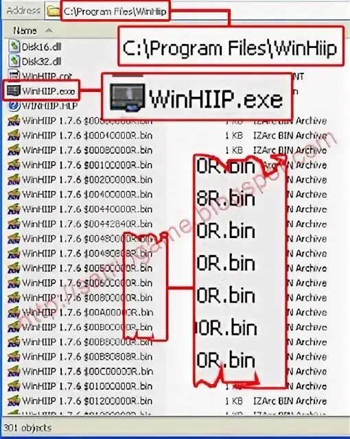 WINHIIP. Bin exe что это