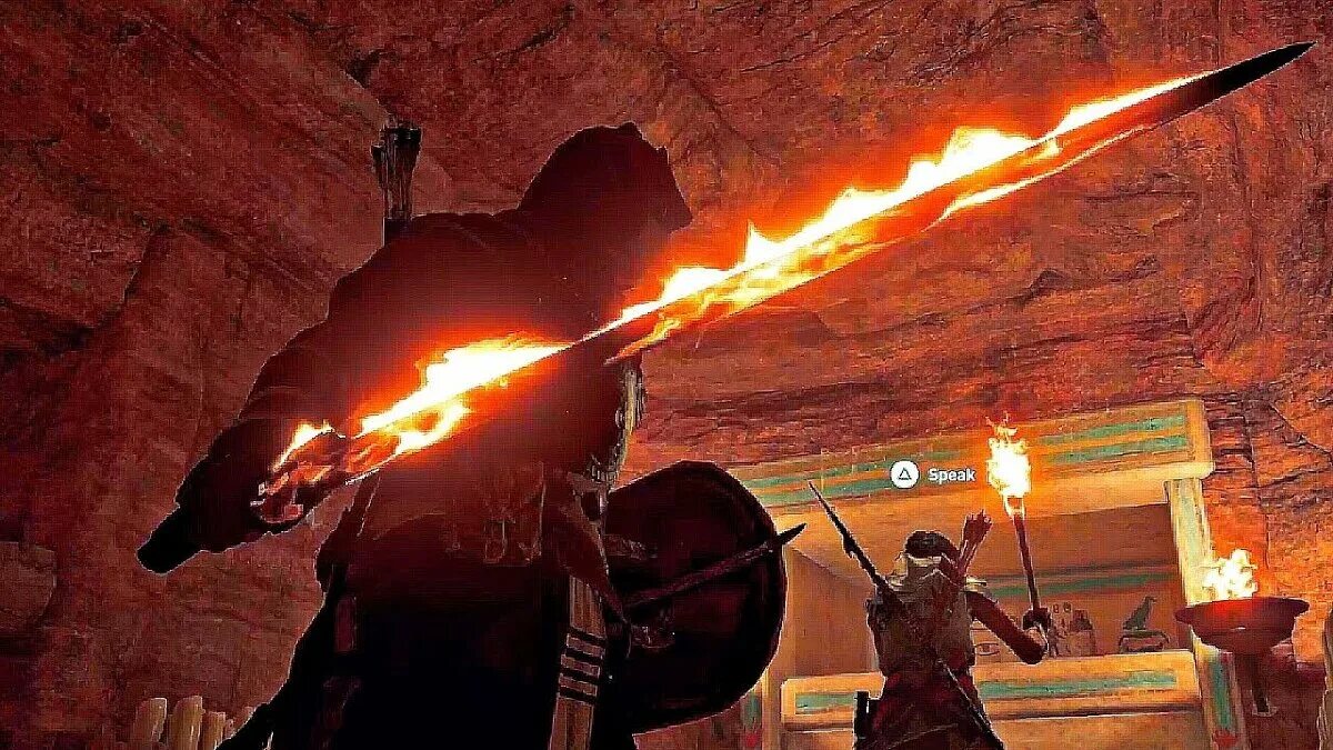 Пылающие статуи