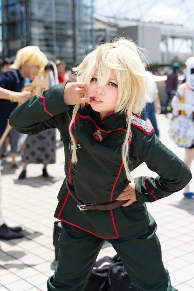 Tanya cosplay. Таня Дегуршафф косплей. Летний Комикет.