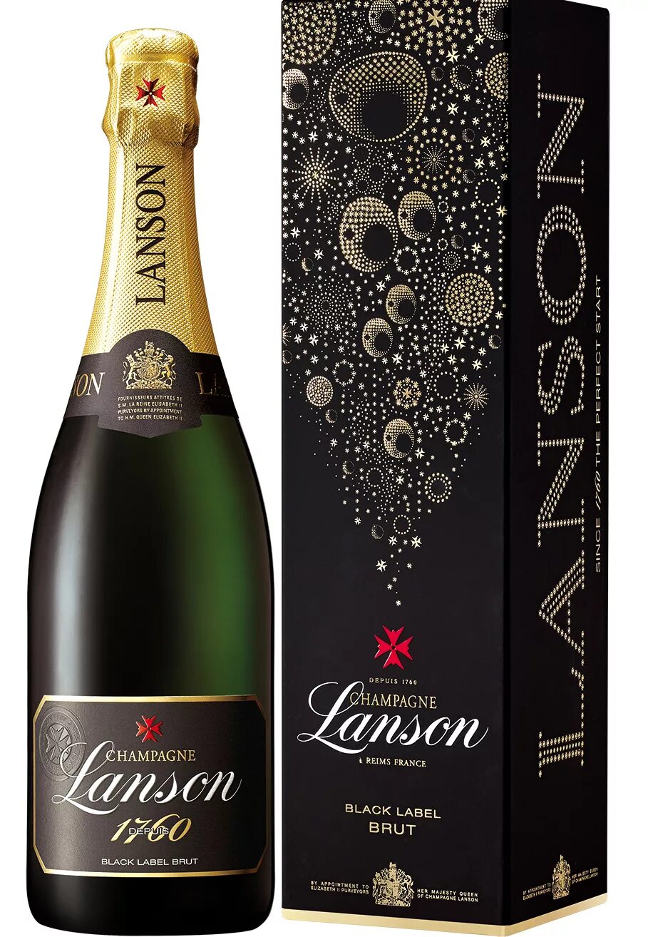 Champagne Lanson 1760 Black Label Brut. Шампанское Lanson Black Label. Lanson Black Label Brut 0.75l. Шампанское Lanson Black Label Brut, Gift Box 0,75 л.