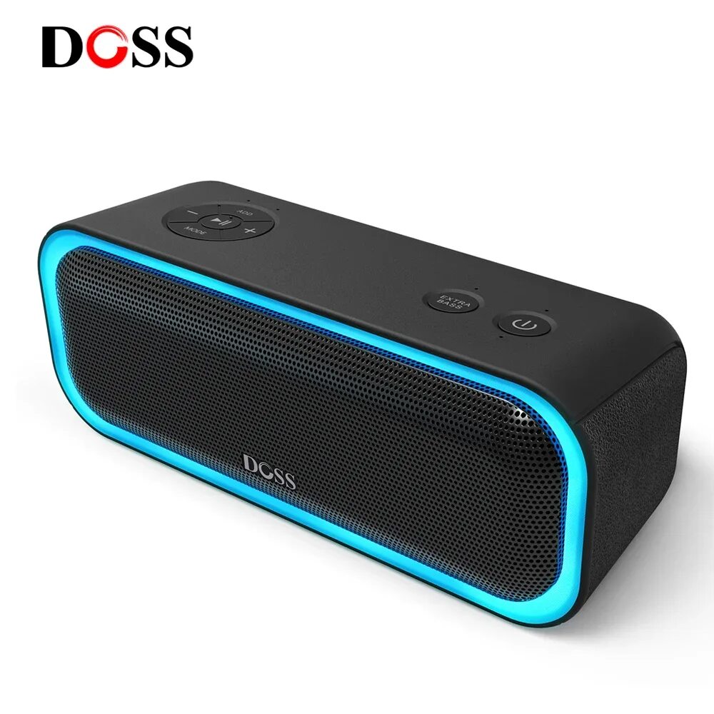 Мощные блютуз колонка для дома. Doss Soundbox. Портативная колонка BT Speaker. Колонка Doss. Портативная акустика Doss x1.