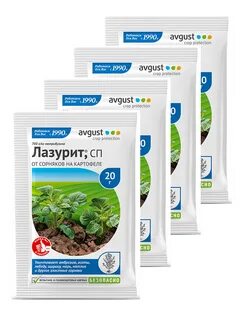 Применение лазурита по картофелю от сорняков