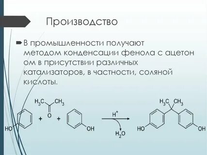 Ацетон получение
