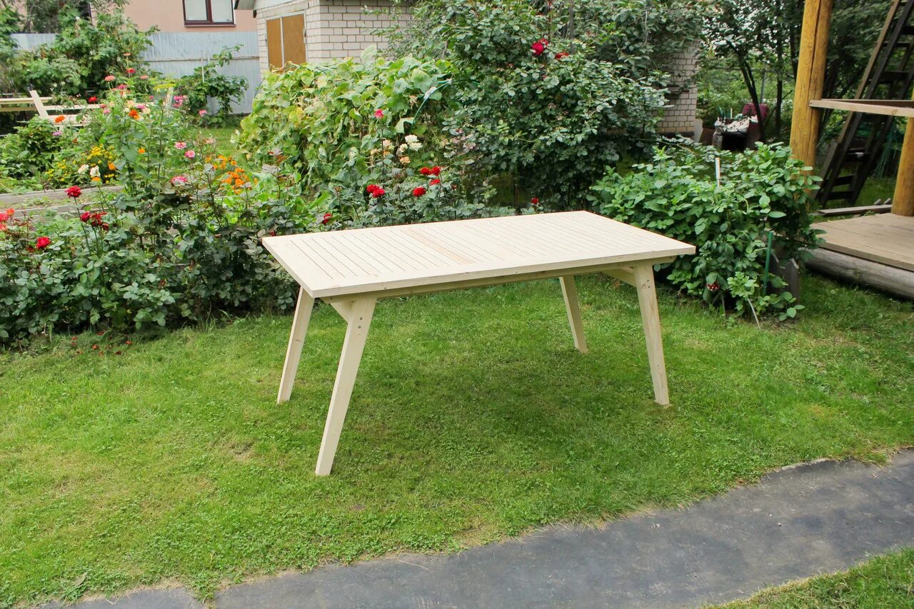 Стол садовый сосна. Удлиненные столы. Стол деревянный 3 метра. Садовый стол. 5 метра.