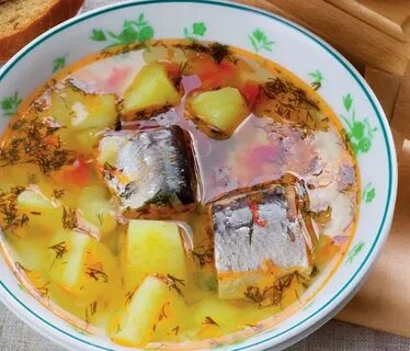 Картофельный суп с консервами
