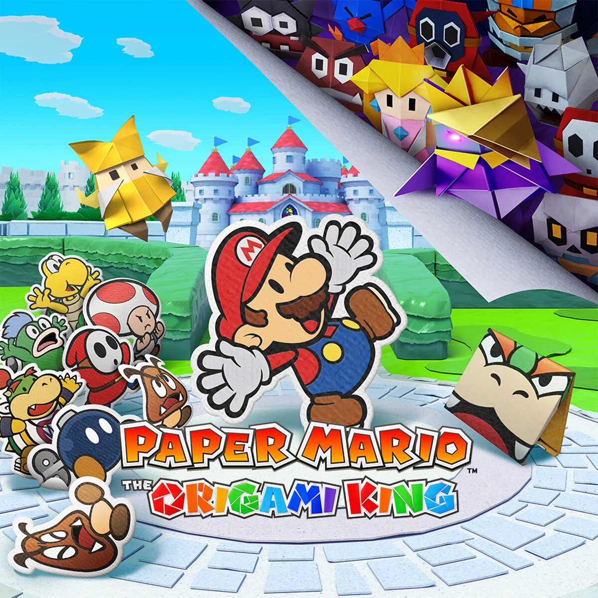 Paper Mario Origami King Nintendo Switch. Paper Mario: the Origami King обложка Нинтендо. Бонусы из Марио.