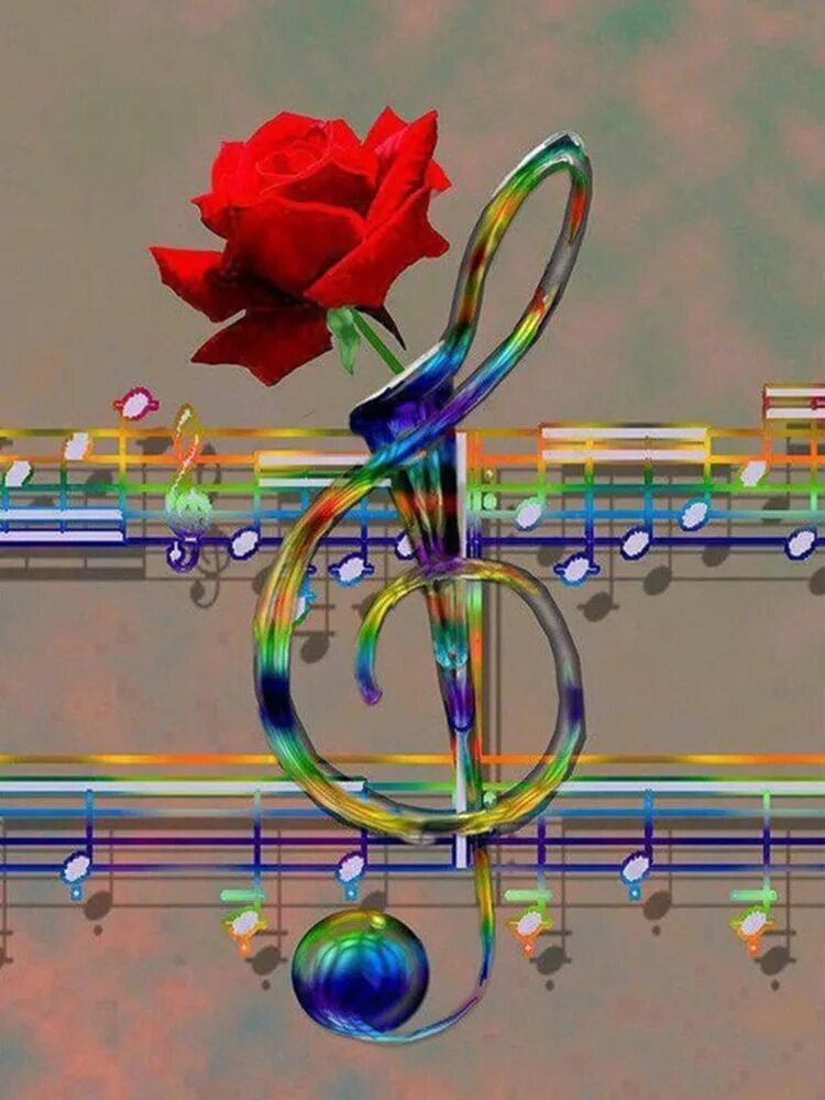 Сыграй ка еще раз эту чудесную мелодию. Красивые музыкальные картинки. Музыкальный цветок. Музыкальное настроение. Красивые музыкальные пожелания.