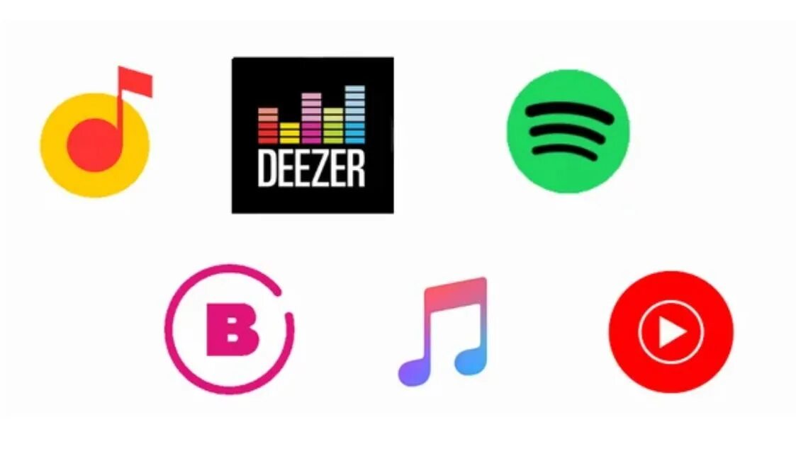 Муз интернет. Музыкальные стриминговые сервисы. Платформы для музыки. Сервисы потоковой музыки. Логотипы музыкальных сервисов.