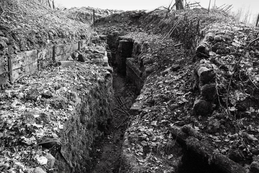 старые окопы. волоколамск окопы. траншеи и окопы. землянка в окопе. мезерицкий укренп район.