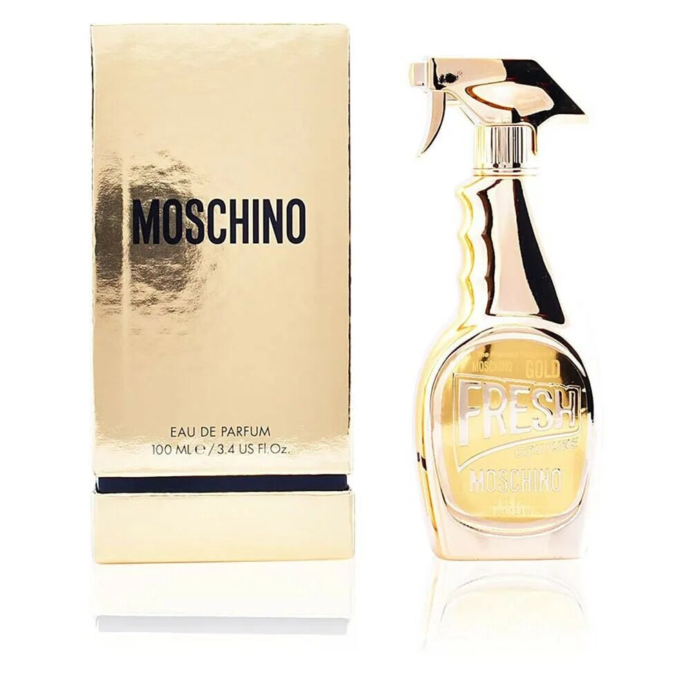 Moschino Fresh Gold EDP 100ml. Moschino Fresh Gold 100 мл. Moschino Gold Fresh Eau de Toilette. Gold Fresh Couture Moschino флакон.