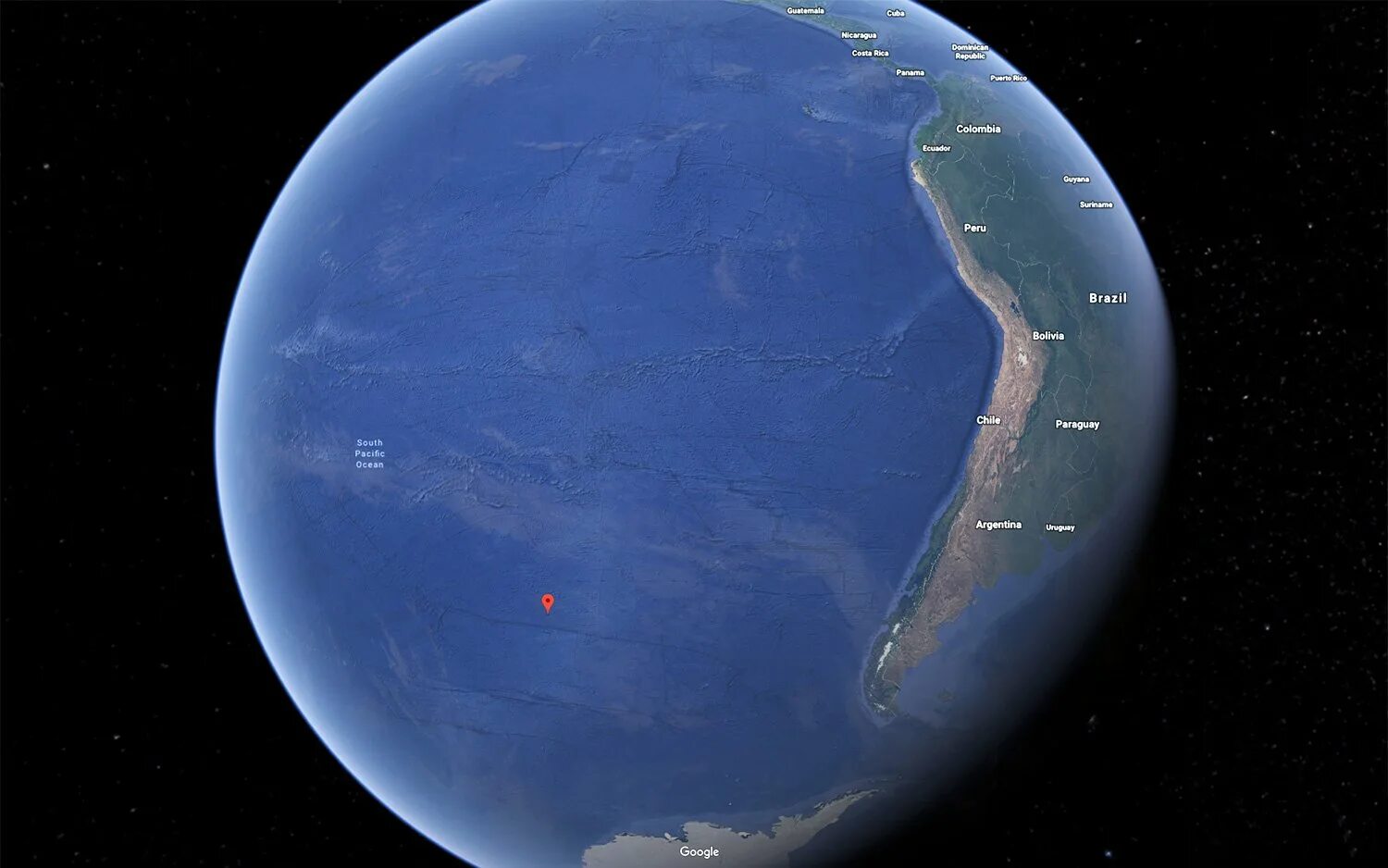 Планета океан название. Точка Немо в тихом океане на карте. Земля со стороны Тихого океана. Планета со стороны Тихого океана. Тихий океан вид из космоса.